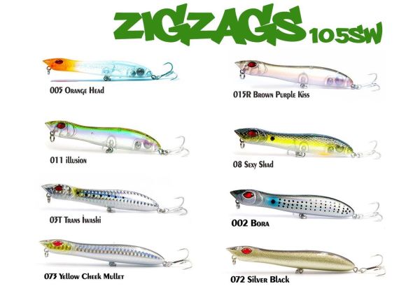 FUJIN Zigzags 105sw 10gr Maket Balık 