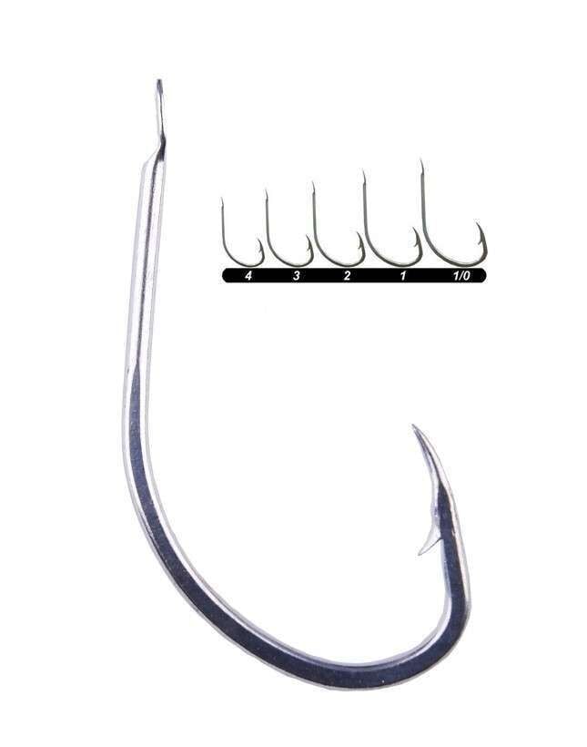 Youvella 1407 Kısa Pala Dövme Papağan Olta İğnesi 100lü Kutu Galvaniz