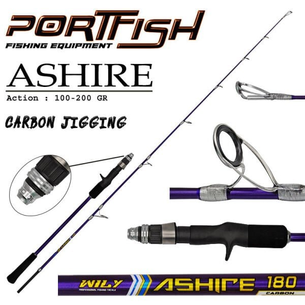 Wily Ashire Jig Kamışı 180 cm 100-200 gr