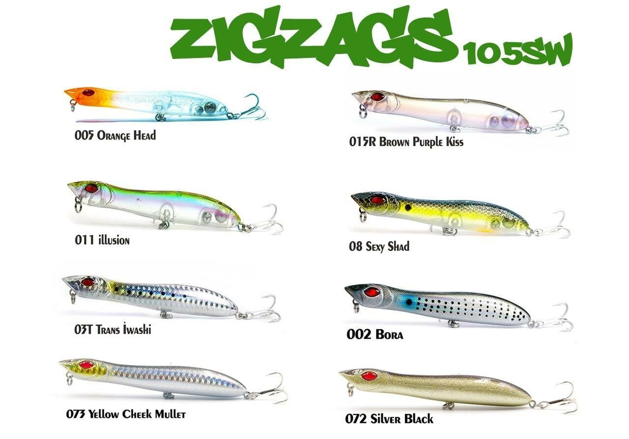 FUJIN Zigzags 105sw 10gr Maket Balık 