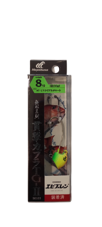 Hayabusa SE 103 Tenya Masuo Madia Kabra TGII-8 30gr Jig Suni yem 7