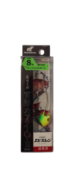 Hayabusa SE 103 Tenya Masuo Madia Kabra TGII-8 30gr Jig Suni yem 7