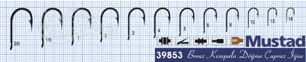 Mustad Olta İğnesi 39853 25li