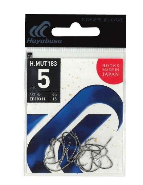 Hayabusa HMUT 183 Circle Dövme Olta İğnesi 15li Paket Nikel