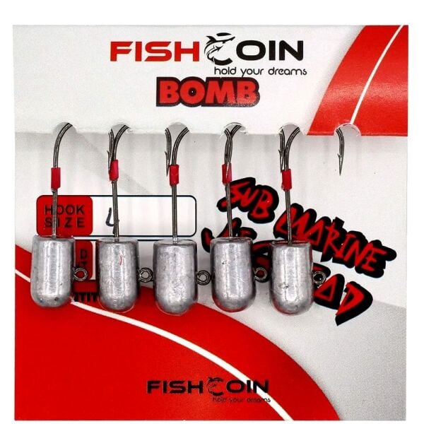 Fishcoin Bomb Jighead 8-1 Gr