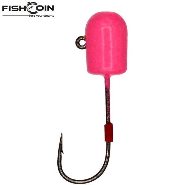Fishcoin Bomb Jighead Pink Glow 4-4 Gr