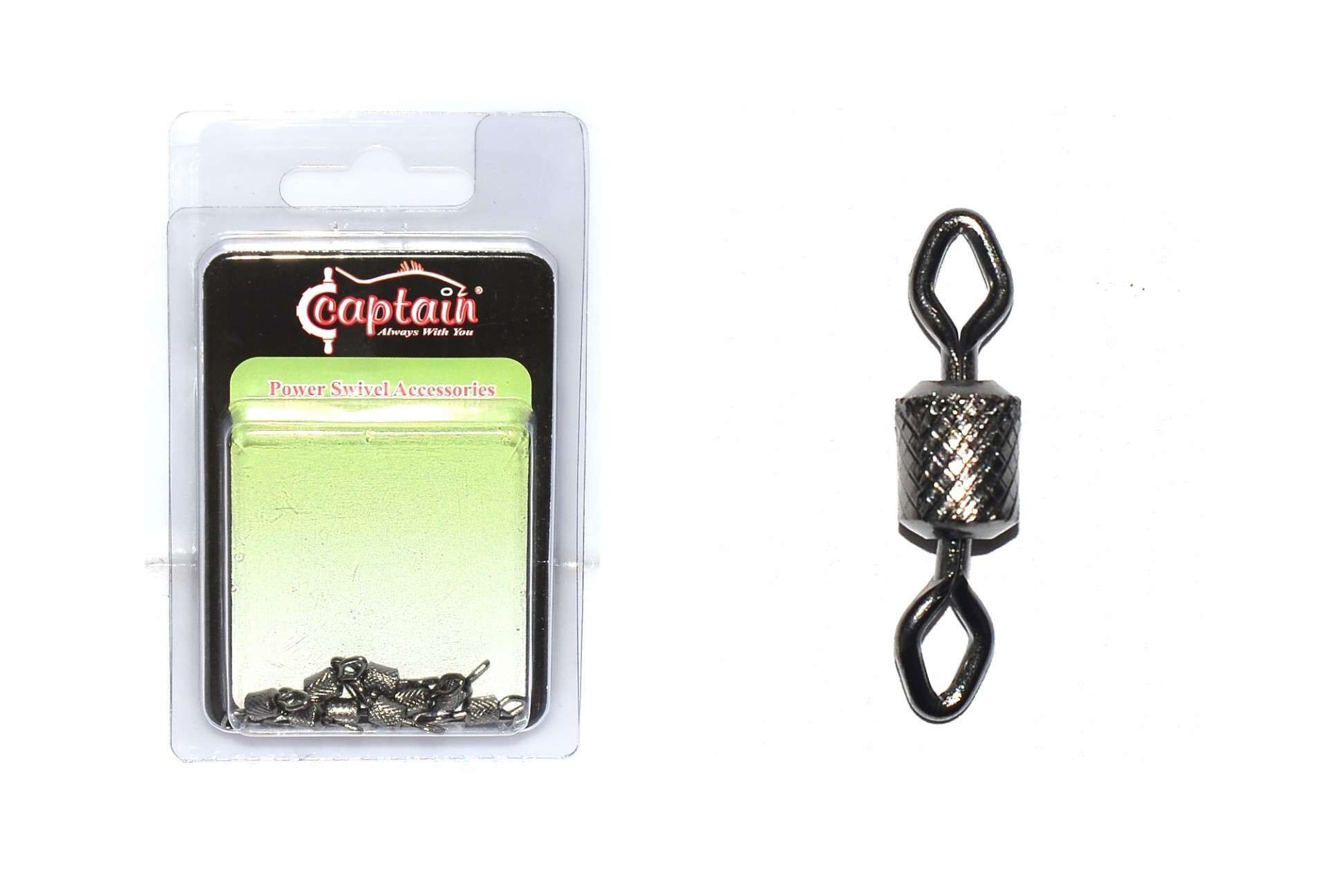 Captain 5005 Elmas Gözlü Fırdöndü 10lu Paket Black Nikel Standart - 4