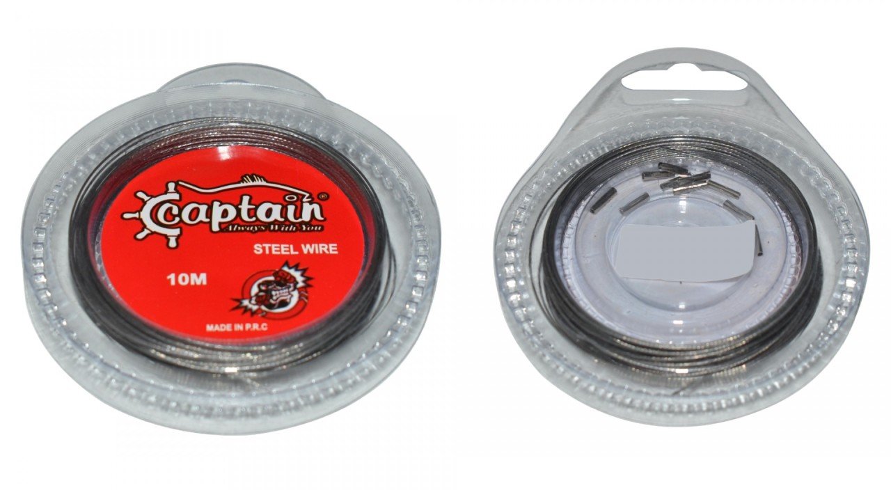 Captain Çelik Tel 10mt Steel Wire Leader 10 lbs