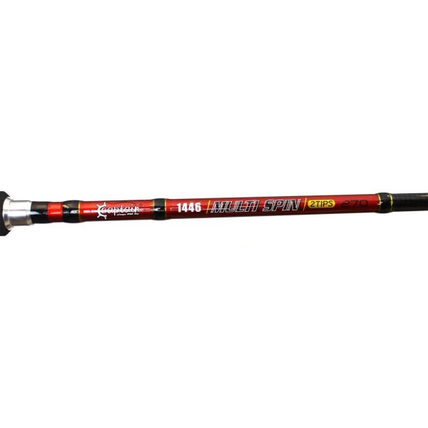 Captain 1446 Multi Spin Kamış 270cm 2 Farklı Atar Çift Uçlu 5-25 ve 10-45gr