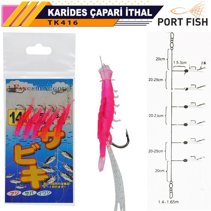 Portfish Karides Çapari İthal 5 Li TK416 