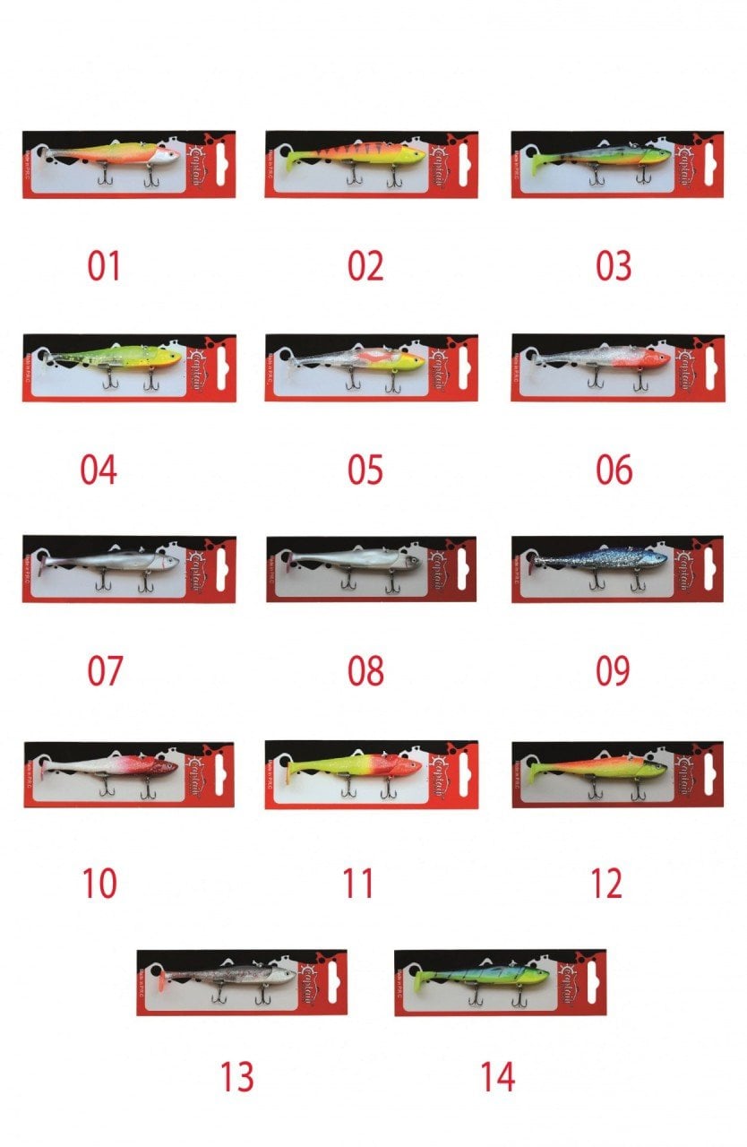 Captain 3532 Fukima Soft 11cm Levrek Silikonu Suni Balık 01