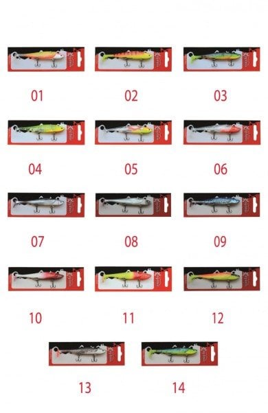 Captain 3532 Fukima Soft 11cm Levrek Silikonu Suni Balık 01