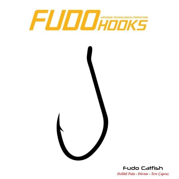 Fudo 6901 Fudo Catfish Black Nikel Yayın İğnesi 10/0