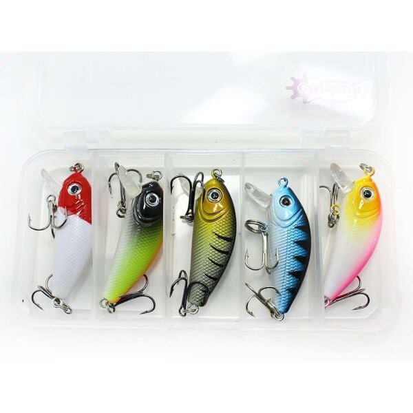 Captain 3399 Lure SET 45cm Floating 5li Maket Balık Seti