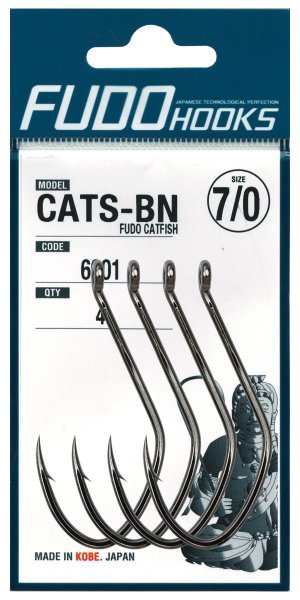 Fudo 6901 Fudo Catfish Black Nikel Yayın İğnesi 4/0