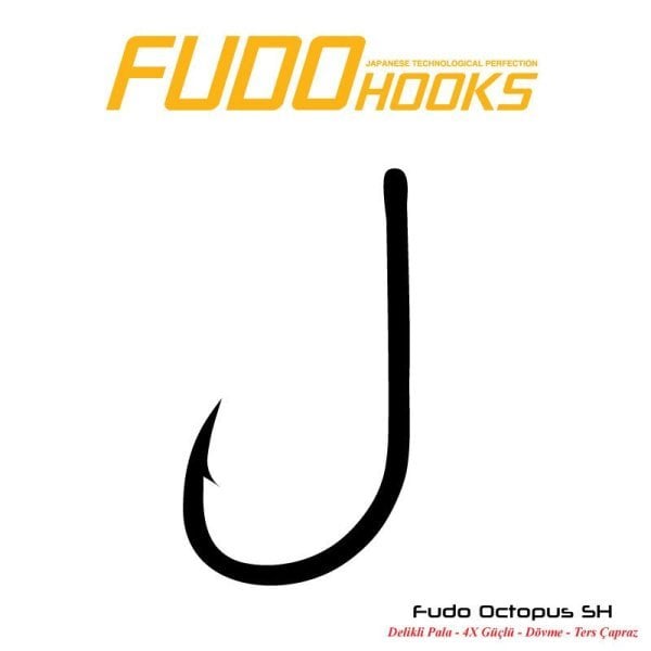 Fudo 7001 Fudo Octopus SH Black Nikel İğne 5/0