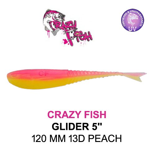 CRAZY FISH GLIDER 120 MM COLOR: 13D PEACH