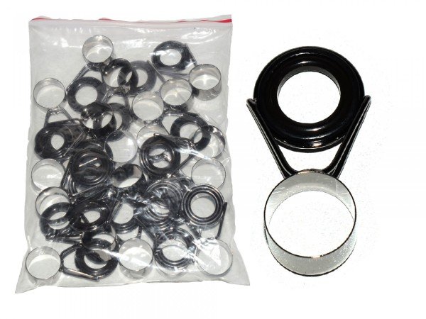 Captain Kamış Yedek Porselen Halka 20'li Paket Black Nikel Renk 350 mm