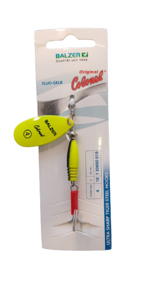 Balzer 13060 Colonel Classic Fluo Uzun Gövde Alabalık Kaşığı