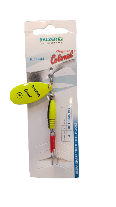 Balzer 13060 Colonel Classic Fluo Uzun Gövde Alabalık Kaşığı 10 gr