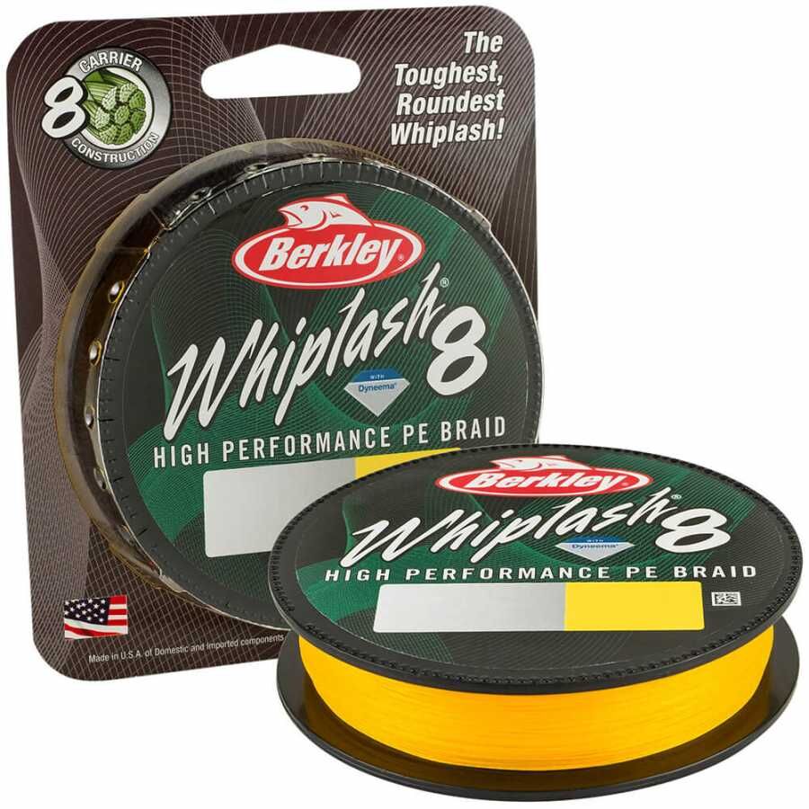 Berkley Whiplash 8 Braid İp Misina Yellow - 0.25MM - 300MT - 39.7KG