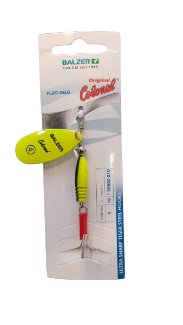 Balzer 13060 Colonel Classic Fluo Uzun Gövde Alabalık Kaşığı 5 gr