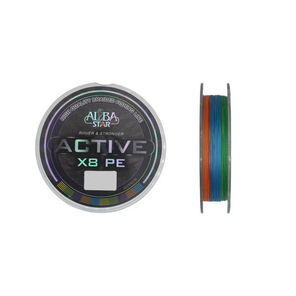 Albastar Active 8x İp Misina MULTİCOLOR - 0.15MM - 150M - 15.6KG