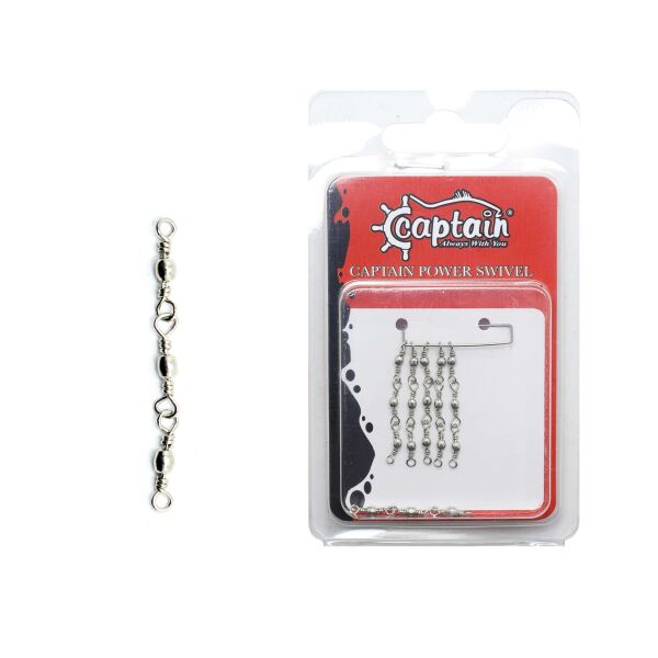 Captain 5100 3 Zincir Fırdöndü 5li Paket Nikel