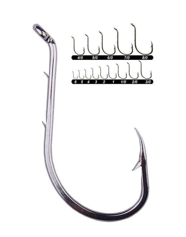 Youvella 1354 Delikli Tırnaklı Papağan Olta İğnesi 100lü Kutu Nikel