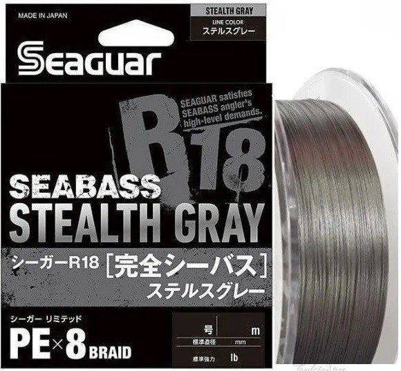 Seaguar Stealth Gray PE 8 Örgü Spin İp Misina 150mt Gri 1.2 PE