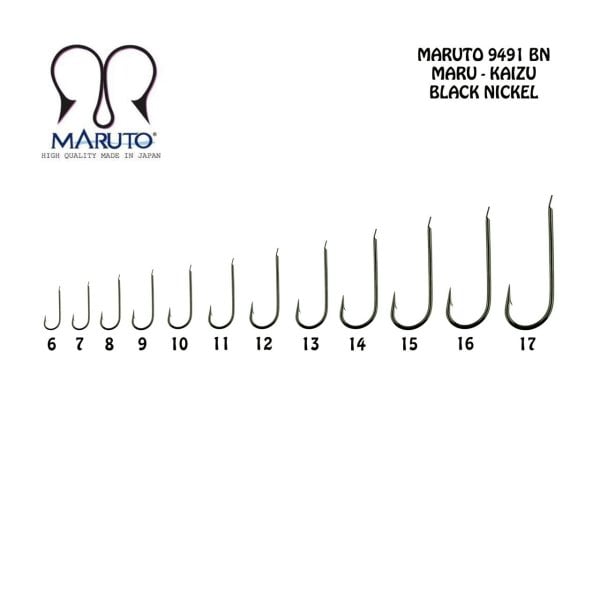Maruto 9491 BN Düz Olta İğnesi No:7 (24Pcs)