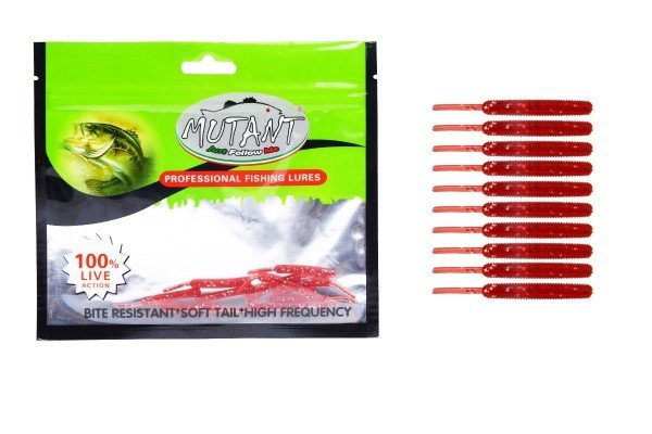 Mutant 3513 Serpentine 5cm Aromalı LRF Silikon Suni Yem 10'lu Paket 321