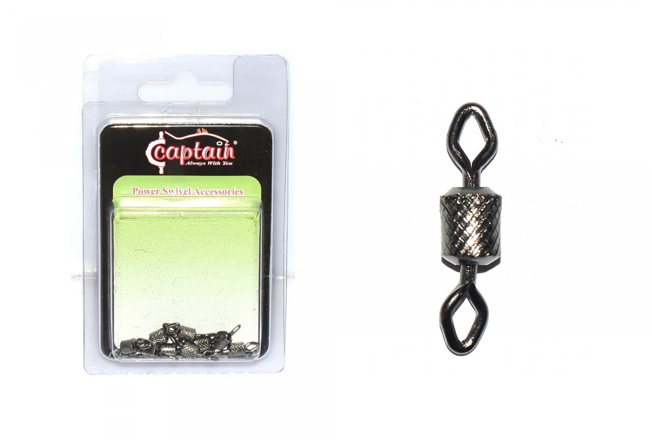 Captain 5005 Elmas Gözlü Fırdöndü 10'lu Paket Black Nikel 1/0