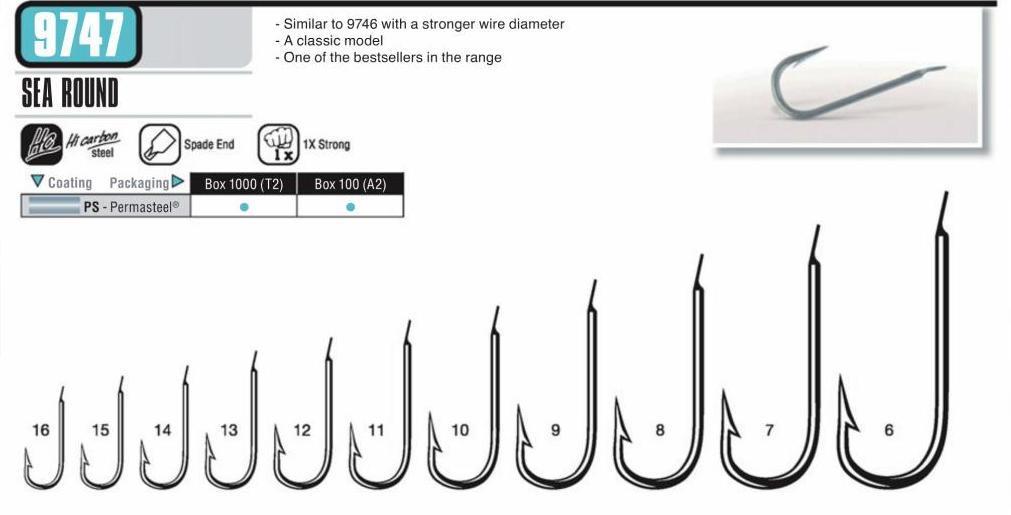 Vmc 9747PS (PERMA STEEL) Düz Perma Steel Kalın Paraketa İğnesi 14