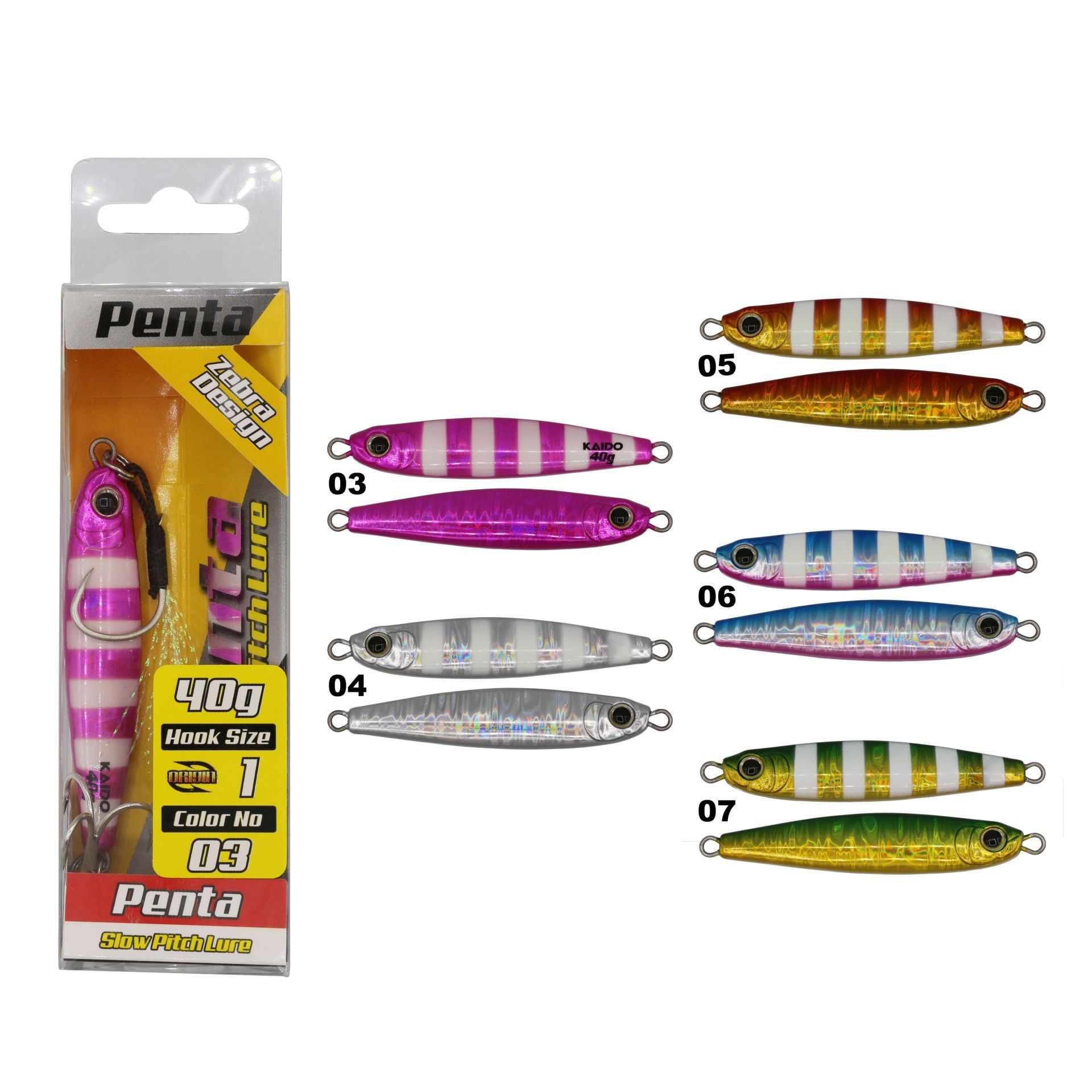 Penta Slow Jig Pitch Lure 20 Gr 06
