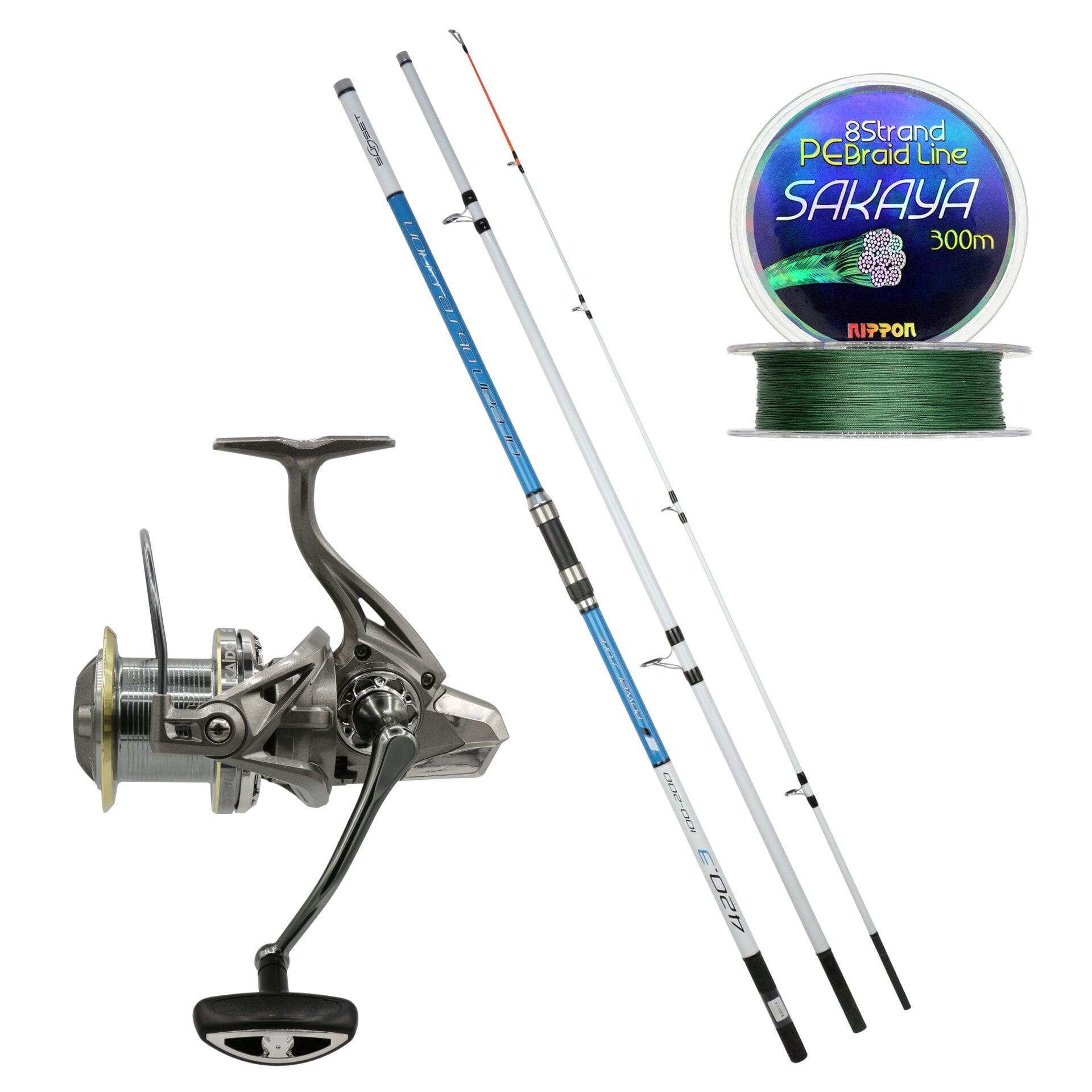 Ocean Obsession Power 420+ Kaido Asura 12000 3 Parçalı Surf Olta Seti