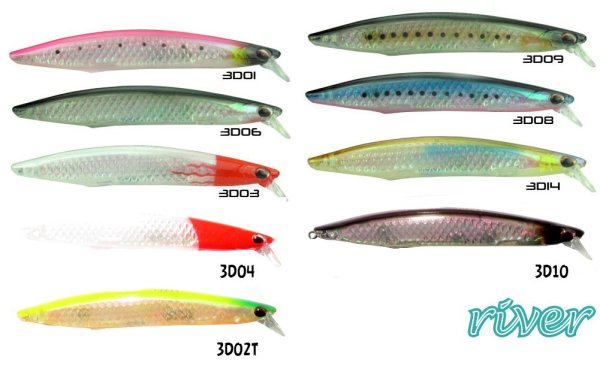 River Get Tiger 3D 125F 12.5cm 20.5g 0.2-0.4mt 10