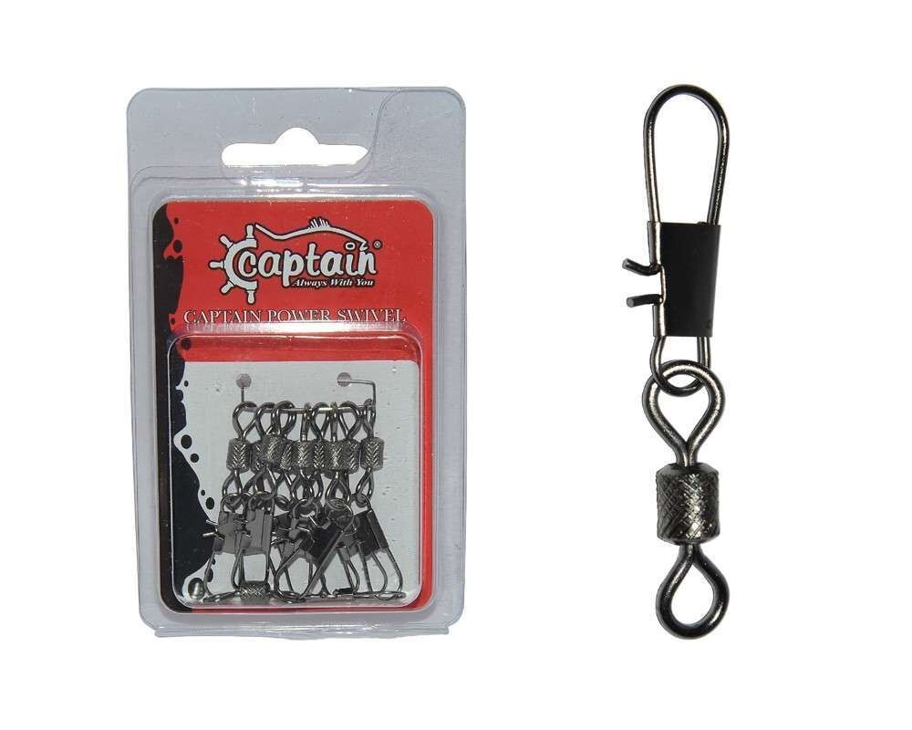 Captain 5023 Kilitli Klips İnox 10lu Paket Black Nikel Standart - 3