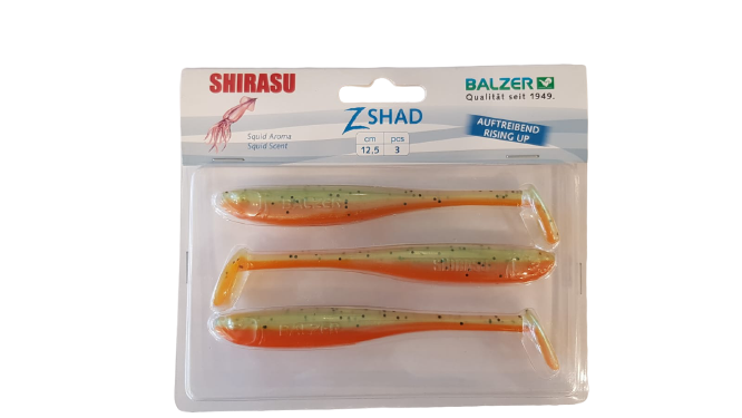 Balzer 13694 Shirasu Z Sad 12.5cm Kalamar Kokulu Silikon Yem 3'lü Set