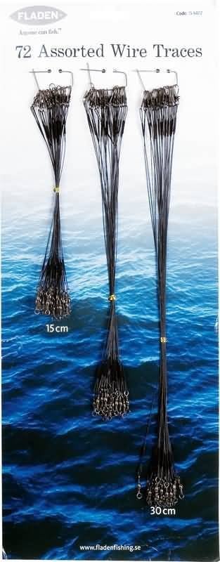 Fladen Çelik Tel Kartela Siyah 15-25-30 cm