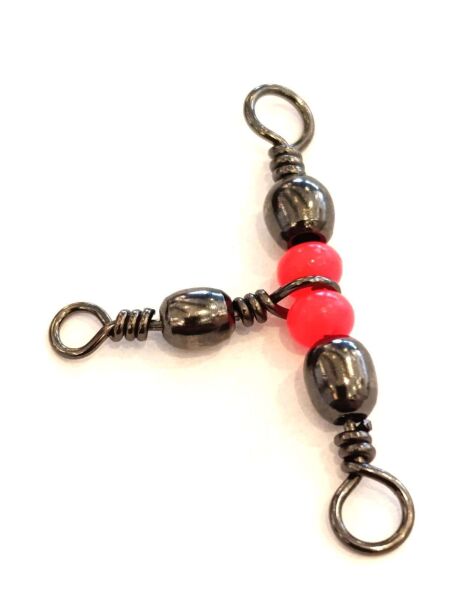 Captain 5129 Üçlü Boncuklu T Fırdöndü 5li Paket Black Nikel