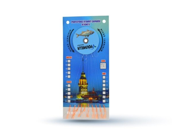 Youvella 7574 İstavrit Çaparisi 10 İğne Kolay Açılan 0.15x0.25mm 