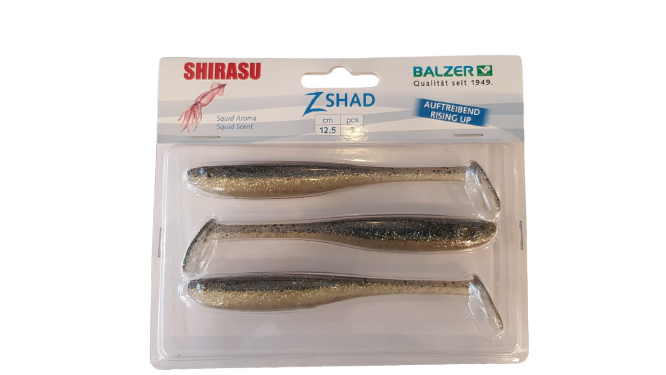 Balzer 13694 Shirasu Z Sad 12.5cm Kalamar Kokulu Silikon Yem 3'lü Set 305