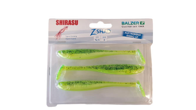 Balzer 13694 Shirasu Z Sad 12.5cm Kalamar Kokulu Silikon Yem 3'lü Set 306