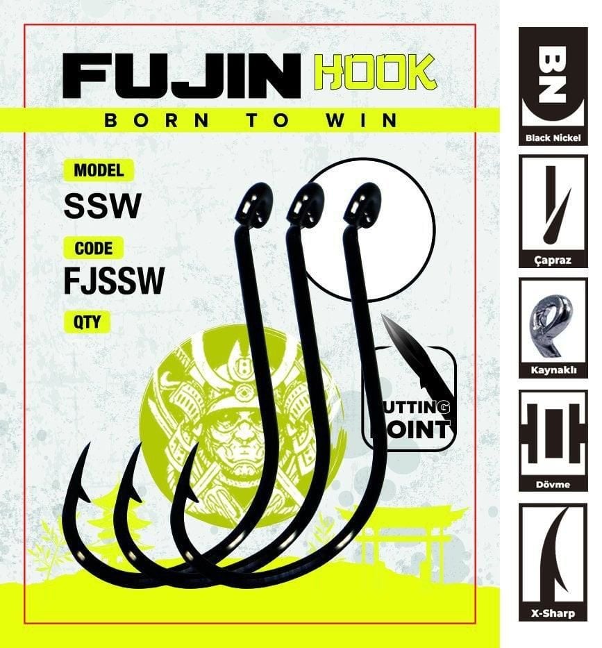 Fujin SSW Delikli Kaynaklı Çapraz  Octopus Kancası 