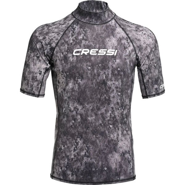 Cressi Rash Guard Man T-Shirt CAMO BLACK GREY - L - NO:4