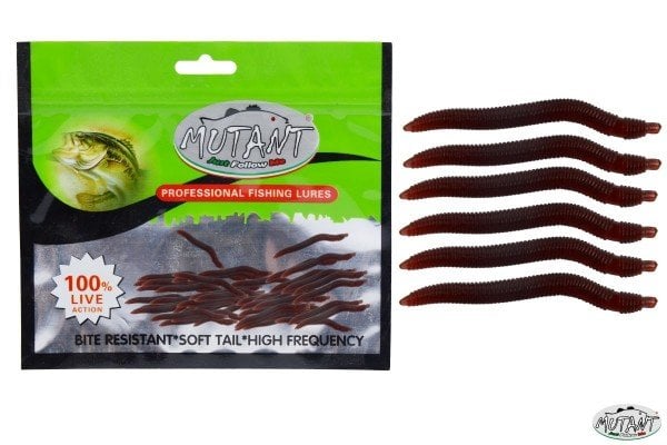 Mutant 3510 Ozmo Solucan 4cm Silikon Suni Yem 30'lu Paket