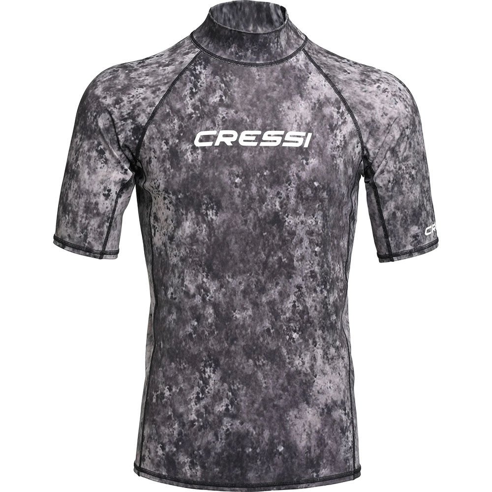 Cressi Rash Guard Man T-Shirt CAMO BLACK GREY - XL - NO:5