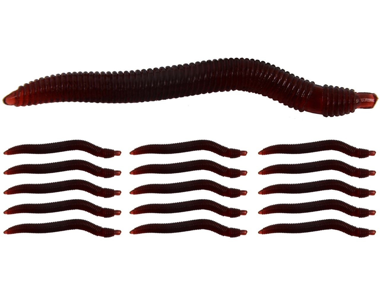 Mutant 3510 Ozmo Solucan 4cm Silikon Suni Yem 30'lu Paket 02