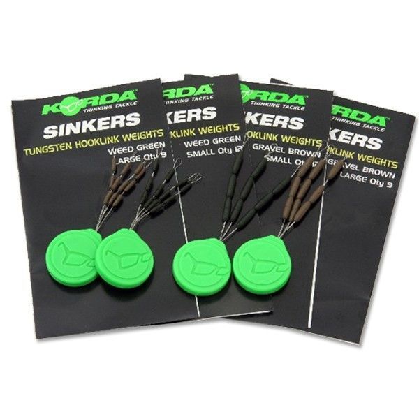 Korda Sinker Tungsten Hooklink Weight - 9 Pieces